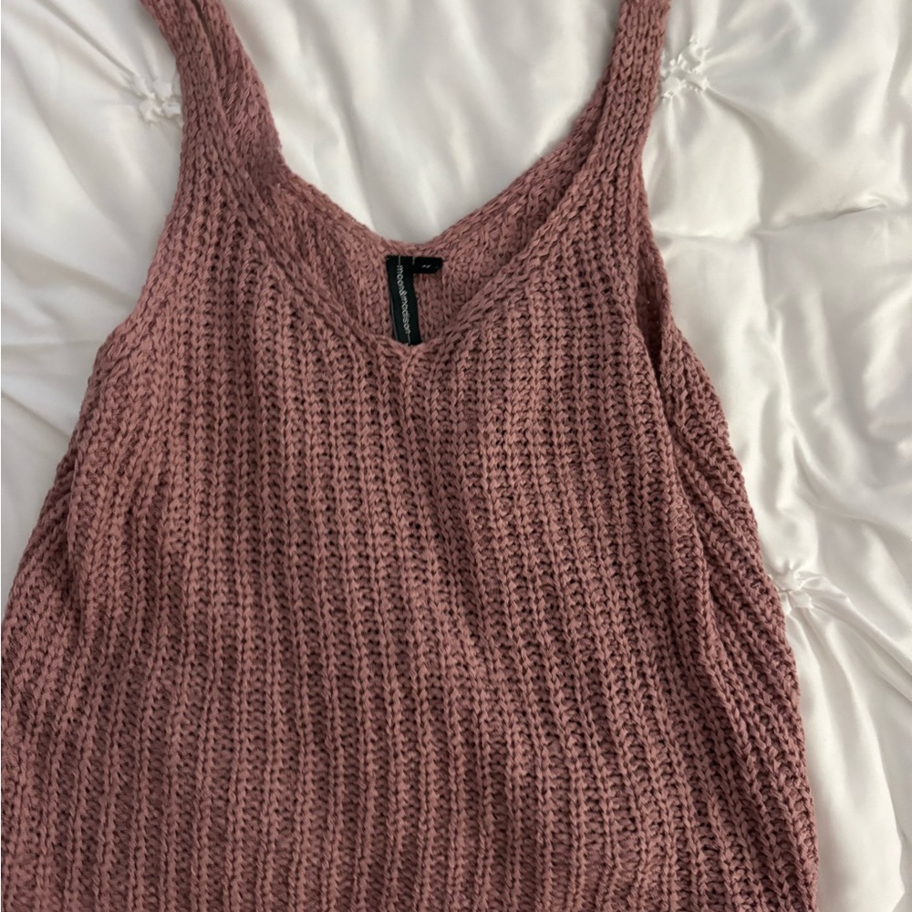Women's Knit Tank Top - Mauve